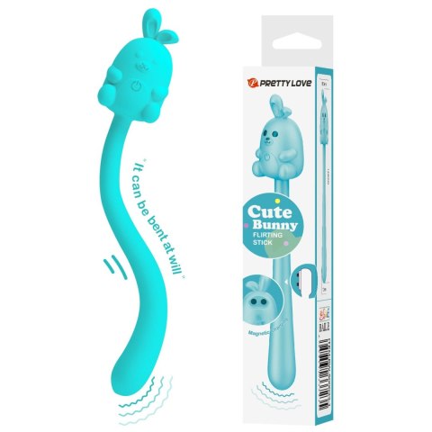 CUTE BUNNY – Zmysłowy Wibrator Stymulujący z 7 Funkcjami i Ładowaniem Magnetycznym USB