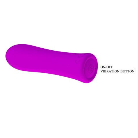 PRETTY LOVE Alfreda Purple – Mini Wibrator z Funkcją Pamięci i 12 Trybami Wibracji