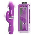 PRETTY LOVE Coale Purple – Luksusowy Wibrator Króliczek z 7 Trybami Wibracji, 4 Funkcjami Obrotowymi i 4 Ustawieniami Pchnięć