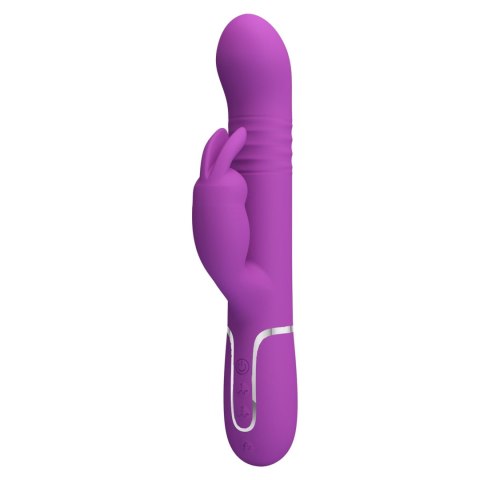PRETTY LOVE Coale Purple – Luksusowy Wibrator Króliczek z 7 Trybami Wibracji, 4 Funkcjami Obrotowymi i 4 Ustawieniami Pchnięć