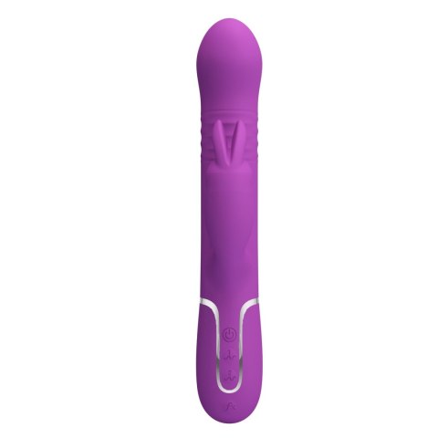 PRETTY LOVE Coale Purple – Luksusowy Wibrator Króliczek z 7 Trybami Wibracji, 4 Funkcjami Obrotowymi i 4 Ustawieniami Pchnięć