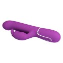 PRETTY LOVE Coale Purple – Luksusowy Wibrator Króliczek z 7 Trybami Wibracji, 4 Funkcjami Obrotowymi i 4 Ustawieniami Pchnięć