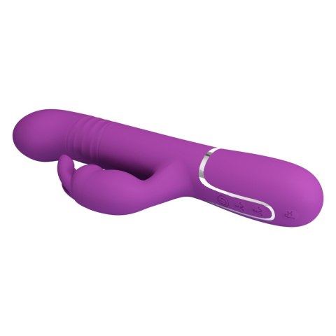 PRETTY LOVE Coale Purple – Luksusowy Wibrator Króliczek z 7 Trybami Wibracji, 4 Funkcjami Obrotowymi i 4 Ustawieniami Pchnięć
