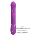 PRETTY LOVE Coale Purple – Luksusowy Wibrator Króliczek z 7 Trybami Wibracji, 4 Funkcjami Obrotowymi i 4 Ustawieniami Pchnięć