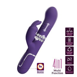 PRETTY LOVE - Coale Ciemny Fiolet: 7 Funkcji Wibracji, 4 Tryby Rotacji i 4 Ustawienia Pulsacji