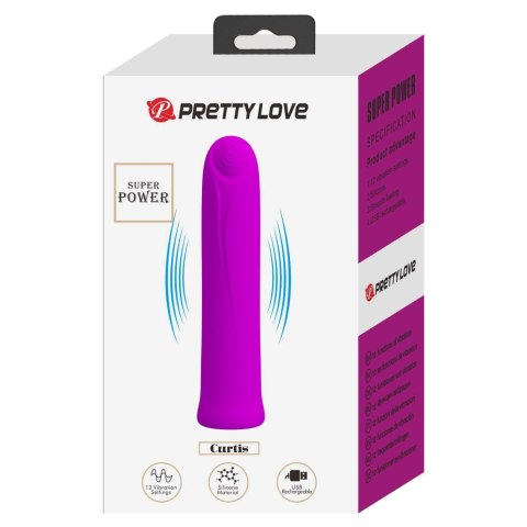 PRETTY LOVE Curtis – Mini Wibrator z 12 Funkcjami i Pamięcią Trybu