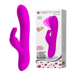 PRETTY LOVE DYLAN – Wibrator Króliczek USB z 7 Trybami Wibracji i 4 Falującymi Ruchami