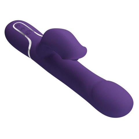 PRETTY LOVE Falin Ciemnofioletowy - 7 funkcji wibracji, 4 tryby rotacji, funkcja pamięci