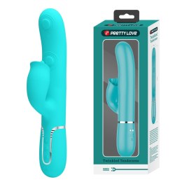 PRETTY LOVE - Gigi jasnoniebieski, wibrator króliczek z 7 trybami pulsacji i 7 trybami pieszczot