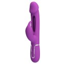PRETTY LOVE Kampas Fioletowy – Wibrator Króliczek z 7 Funkcjami Wibracji i 4 Trybami Lizania