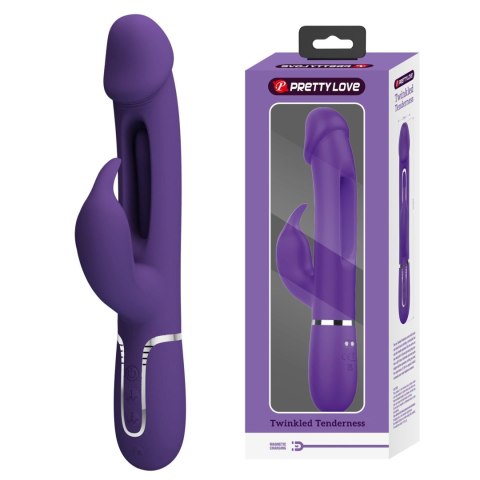 PRETTY LOVE - Kampas Ciemny Fiolet, 7 funkcji wibracji i 4 tryby pieszczenia