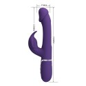 PRETTY LOVE - Kampas Ciemny Fiolet, 7 funkcji wibracji i 4 tryby pieszczenia