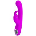 PRETTY LOVE Lamar Purple – Wibrator Króliczek z 10 Funkcjami Wibracji i 9 Poziomami Prędkości