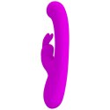 PRETTY LOVE Lamar Purple – Wibrator Króliczek z 10 Funkcjami Wibracji i 9 Poziomami Prędkości