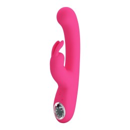 PRETTY LOVE Lamar – Głęboki Róż: 10 Funkcji Wibracji, 9 Poziomów Prędkości