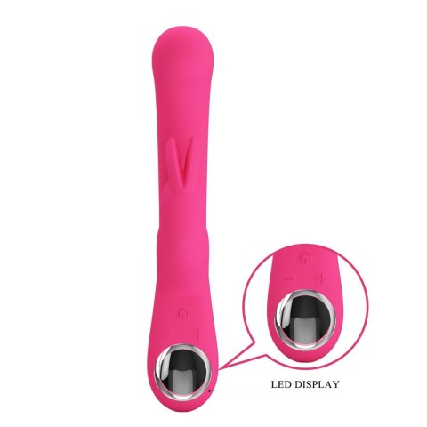 PRETTY LOVE Lamar – Głęboki Róż: 10 Funkcji Wibracji, 9 Poziomów Prędkości