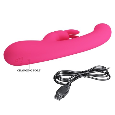 PRETTY LOVE Lamar – Głęboki Róż: 10 Funkcji Wibracji, 9 Poziomów Prędkości