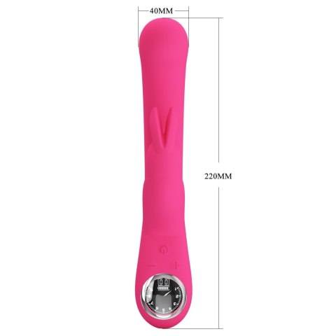 PRETTY LOVE Lamar – Głęboki Róż: 10 Funkcji Wibracji, 9 Poziomów Prędkości
