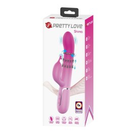 PRETTY LOVE Shima – Wielofunkcyjny Wibrator Króliczek z 7 Trybami Wibracji i 4 Programami Ruchu Rotacyjnego