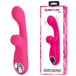 PRETTY LOVE Skylar Pink – Wibrator Króliczek z 10 Funkcjami Wibracji, 10 Trybami Pulsacji i 9 Poziomami Prędkości