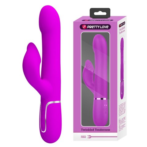 PRETTY LOVE - Fioletowa Migotliwa Czułość – 7 funkcji wibracji, 4 tryby obrotowe i pamięć ustawień