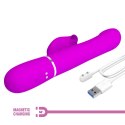 PRETTY LOVE - Fioletowa Migotliwa Czułość – 7 funkcji wibracji, 4 tryby obrotowe i pamięć ustawień