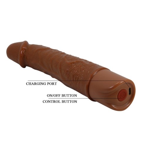 Pretty Love Leander: Realistyczny Wibrator Dildo w Odcieniu Brązu