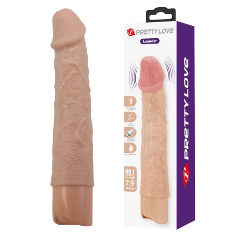 Pretty Love Leander: Realistyczne Wibrujące Dildo
