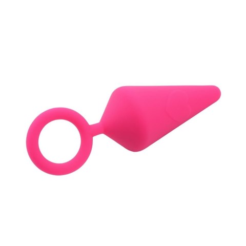 Elegancki Różowy Plug Analny Candy Plug L