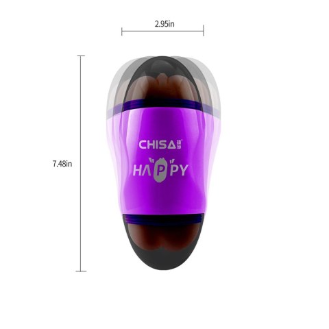 Happy Cup: Realistyczny Masturbator z Otworem Waginalnym i Analnym