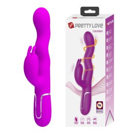 Pretty Love Laursen Fioletowy Wibrator Króliczek z Funkcją Falowania i Wibracji