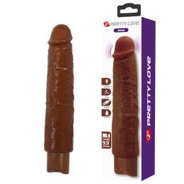 Pretty Love Soren – Realistyczne Wibrujące Dildo (Edycja Brązowa)