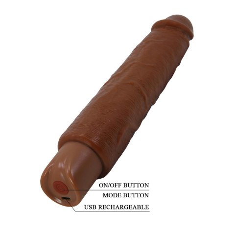 Pretty Love Soren – Realistyczne Wibrujące Dildo (Edycja Brązowa)