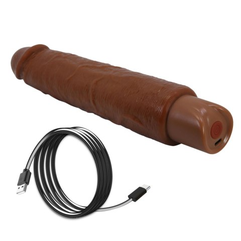 Pretty Love Soren – Realistyczne Wibrujące Dildo (Edycja Brązowa)