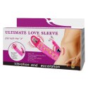 BAILE - ULTIMATE LOVE SLEEVE, Wibracyjna nakładka z 10 funkcjami