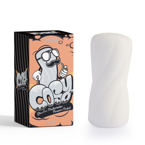 Masturbator męski Blow Cox Pleasure Pocket - Biały