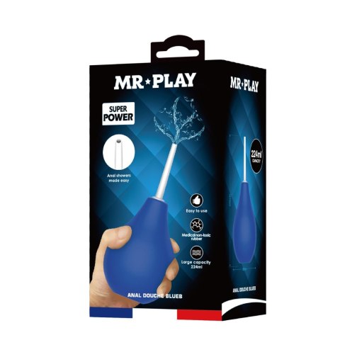MR PLAY - Irygator Analny Niebieski (224 ml)