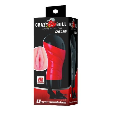 PRETTY LOVE - CRAZY BULL DELIA – Masturbator Waginalny z 12 Funkcjami Wibracji
