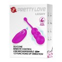 PRETTY LOVE - LESHY, Bezprzewodowe Jajko Wibrujące z 12 Funkcjami