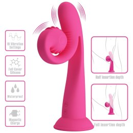 PRETTY LOVE – Love Romance Selma Snail Rabbit – Wibrator Króliczek w Intensywnym Różu