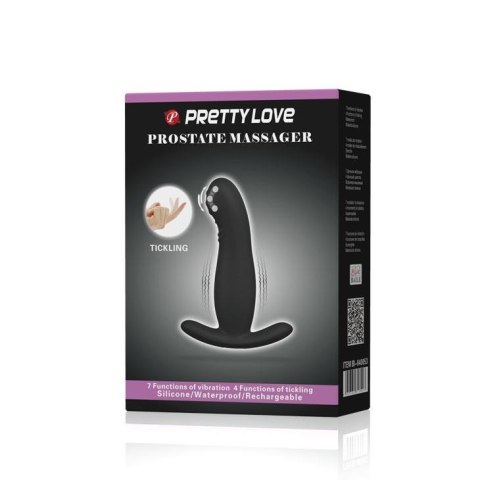 PRETTY LOVE – Masażer Prostaty z 4 Trybami Pieszczot i 7 Trybami Wibracji, Ładowany USB