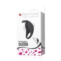 PRETTY LOVE – Wibrujący pierścień erekcyjny z królikiem, 7 funkcji, USB