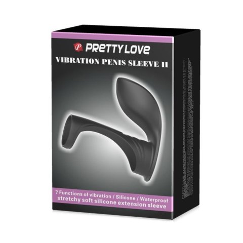 PRETTY LOVE - Wibrujący pierścień erekcyjny II z 7 funkcjami wibracji i pamięcią ustawień