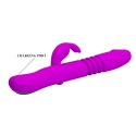 PRETTY LOVE WARD – Wielofunkcyjny Wibrator Króliczek z Rotacją i Stymulatorem Łechtaczki, USB
