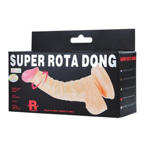 BAILE - SUPER ROTA DONG, Realistyczne dildo z wibracją i przyssawką