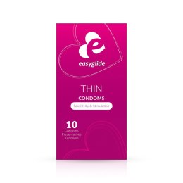 EasyGlide – Ultracienkie prezerwatywy dla zmysłowych chwil, 10 sztuk