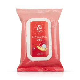 EasyGlide – Nawilżające Chusteczki do Pielęgnacji Intymnej z Olejkami i Lubrykantem, 25 sztuk