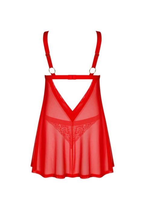 Zmysłowy Komplet Elianes: Babydoll i Stringi M/L