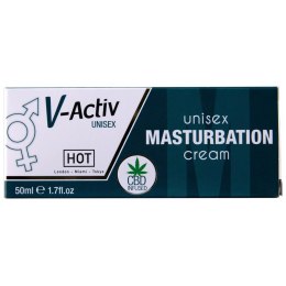 HOT V-Activ: Krem do Masturbacji Unisex z CBD 50 ml