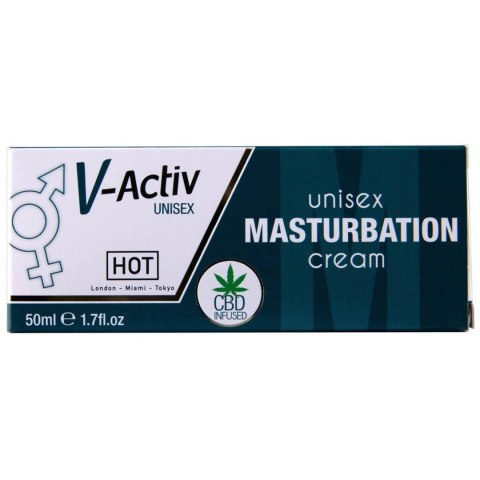 HOT V-Activ: Krem do Masturbacji Unisex z CBD 50 ml